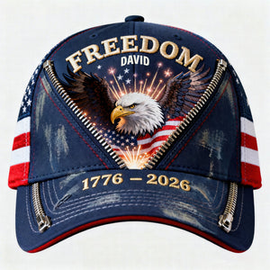 Freedom Eagle Classic Cap, Personalized Gifts For Patriots 02qhqn230226 - Caps - GoDuckee