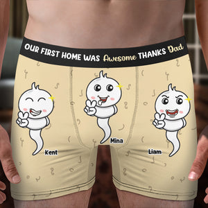 Thanks Dad, Hot Daddy boxer briefs, Custom Boxers for men, New Dad Gift, 01OHPU041223 - Boxer Briefs - GoDuckee