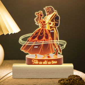 Fairy Tales LED Light Personalized Gifts For Couple 01ohtn190625 - Led Night Light - GoDuckee