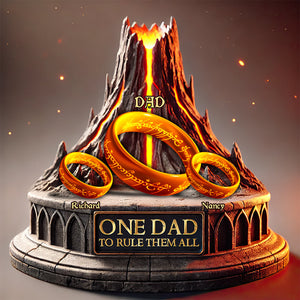 Personalized Gifts For Dad Acrylic Plaque Empire Dad 04HUDT140425 - Shaped Plaques - GoDuckee