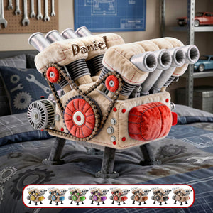 V8 Engine Model Custom Shape Pillow - Personalized Gifts 02ohmg171225 - Pillow - GoDuckee