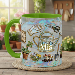 Gardening Coffee Accent Mug - Personalized Gifts For Garden Lovers 02pata291225 - Coffee Mug - GoDuckee