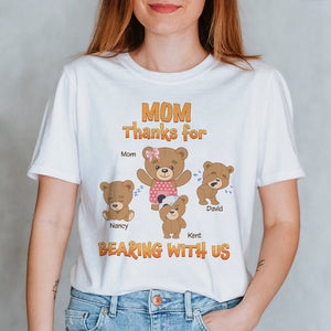 Personalized Gifts For Mom Shirt Bearing With Us 01htpu240224 - 2D Shirts - GoDuckee