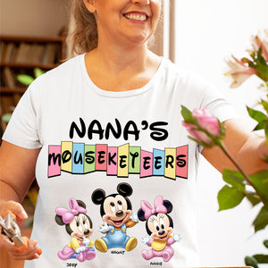 Personalized Gift For Grandma Shirt. Adorable Mouse Characters 04OHLU130325 - Shirts - GoDuckee