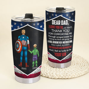 Dear Dad I Love You So Personalized Tumbler Cup, Gift For Father-6OHPO270423 - Tumbler Cup - GoDuckee