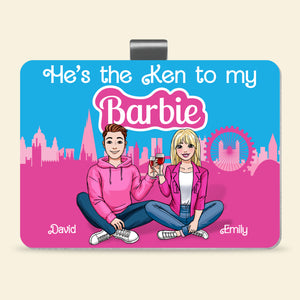 Personalized Gifts For Couple Car Visor Clip 02kaqn250624hh - Caps - GoDuckee