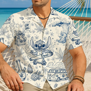 Stay Chill Hawaiian Shirt Personalized Gifts For Stoners 01TOLU140625 - Hawaiian Shirts - GoDuckee