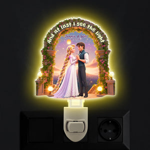 Fairy Tale Love Acrylic Night Light Personalized Gift For Couple 03PGLU280625-Homacus