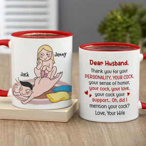 Thank You For Your Personality-Gift For Couple-Personalized Coffee Mug- Funny Couple - Coffee Mug - GoDuckee