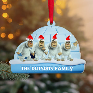 Personalized Yeti Family 04QHTN211123 Ornament - Ornament - GoDuckee