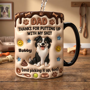 Dog Dad Magic Ceramic Coffee Mug - Personalized Gifts For Dad 021TYDH210526 - Coffee Mug - GoDuckee