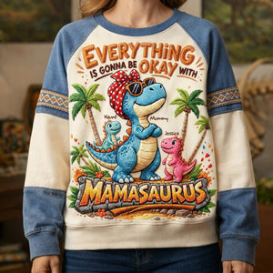 Cute Mom And Kids Shirt - Personalized Gifts For Mom 01PALU280226 - AOP Products - GoDuckee