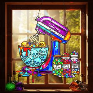 Spooky Baking Suncatcher - Personalized Gifts For Baking Lovers 04ohta300825 - Ornament - GoDuckee