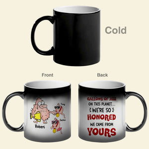 Gallons Of Jizz On This Planet, Gift For Dad, Personalized Magic Mug, Funny Sperm Mug, Father's Day Gift - Magic Mug - GoDuckee