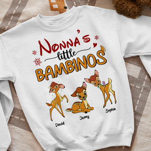 Grandma's Little Bambino Personalized Shirt, Gift For Grandma 04QHTN141123 - Shirts - GoDuckee