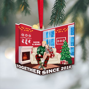 Sweet Couple, Together Since, Personalized Christmas Ornament, Gift For Couple - Ornament - GoDuckee