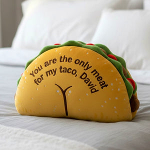 Cheeky Taco Pillow - Personalized Gifts For Couple 02TOTN091225 - Pillow - GoDuckee