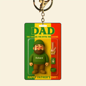 The Legend Dad Acrylic Keychain - Personalized Gifts For Father 02TOQN260425 - Keychains - GoDuckee
