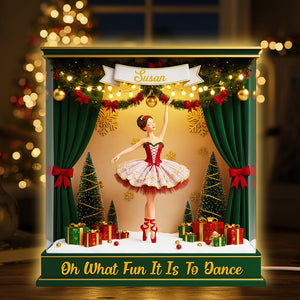 Ballet Christmas Light Box Personalized Dancer Gifts 03PGDT101125 - Light Box - GoDuckee