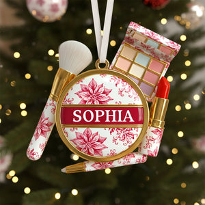 Makeup Kit Christmas Ornament - Personalized Gifts For Makeup Lovers 05PGLU131025 - Ornament - GoDuckee