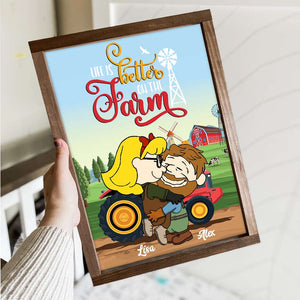 Personalized Gifts For Couple Poster Better On The Farm 05XQMH150125HG - Poster & Canvas - GoDuckee