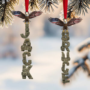 Veteran Alphabet Acrylic Ornament, Personalized Gifts For Christmas 01tgta271025 - Ornament - GoDuckee