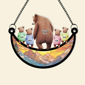 Personalized Gifts For Mom Suncatcher Window Hanging Ornament 04naqn230424 - Ornaments - GoDuckee