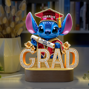 Graduation Led light With Oval Base - Personalized Gifts For Graduates 01napu050525 - Led Night Light - GoDuckee