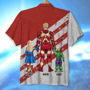 Gift For Father 02QHQN220423TM Personalized Hawaiian Shirt - Hawaiian Shirts - GoDuckee