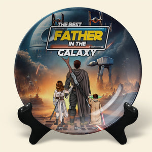 Personalized Gifts For Dad Ceramic Round Plate 07xqqn080425hhhg - Ceramic Round Plate - GoDuckee
