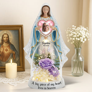 Memorial Acrylic Plaque - Custom Photo Gifts For Heaven 02naqn110625 - Shaped Plaques - GoDuckee