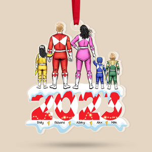 Gift For Family, Personalized Acrylic Ornament, Power Family Ornament, Christmas Gift 03NAHN241123HH - Ornament - GoDuckee