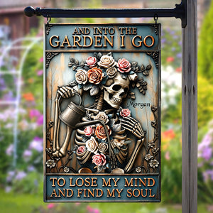 Garden Skull Art Metal Sign - Personalized Gifts For Gardening Lovers 01QHQN100725 - Metal Signs - GoDuckee