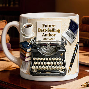 Future Best-Selling Author Coffee Mug - Personalized Gifts for Writers 04NADT220126 - Coffee Mug - GoDuckee
