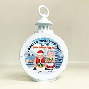I Want To Jingle Your Bells, Couple Gift, Personalized Light Ornament, Old Couple Ornament, Christmas Gift - Ornament - GoDuckee