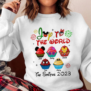 Joy To The World, Personalized 02TOTN021123QN Shirt, Christmas Gift For Family - Shirts - GoDuckee