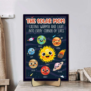 Personalized Gifts For Mom Wood Sign Solar Mom 05topu080324 - Wood Signs - GoDuckee