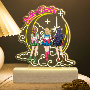 Personalized Gifts For Friends LED Light Besties 02htqn230224hh - Led Lights - GoDuckee