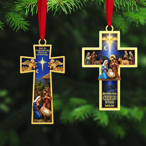 Gifts For Jesus Lover, Jesus Christmas Acrylic Ornament 01hyta171025 - Ornament - GoDuckee