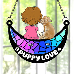 Personalized Gifts For Dog Lovers Suncatcher Ornament 03ohqn060125hg - Ornament - GoDuckee