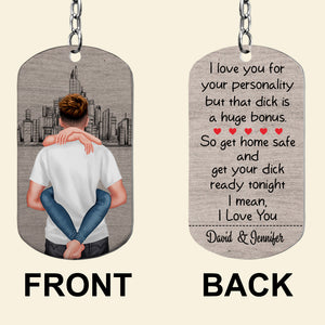 Personalized Gift For Couple I Love You For Your Personality - Keychains - GoDuckee