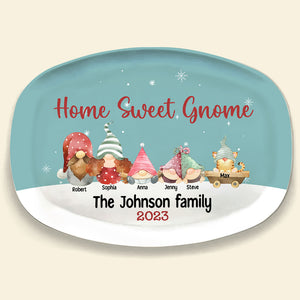 Happy Family, Life Is Better With Grandkids, Personalized Resin Plate, Gifts For Family, Unique Christmas Gifts, Xmas Home Decor - Resin Plate - GoDuckee