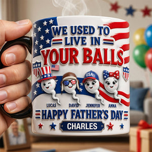 USA Sperm Dad Magic Mug - Personalized Gifts For Father's Day Magic Mug 03TYTA290426 - Coffee Mug - GoDuckee