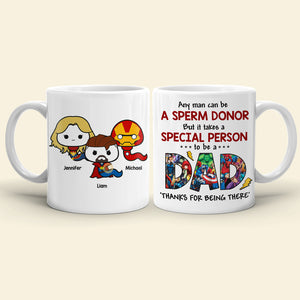 A Sperm Dad Family Gift Mug Funny White Mug - Coffee Mug - GoDuckee