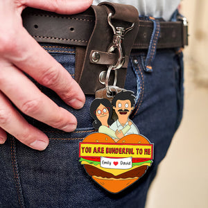 Personalized Gifts For Couple Keychain 01toqn170225hg - Keychains - GoDuckee