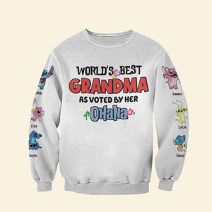 Personalized Gifts For Grandma 3D Shirt World's Best Grandma 05QHHN190224 - 3D Shirts - GoDuckee