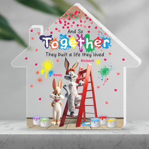 Personalized Gifts For Couple Acrylic Plaque 04KAQN201224 - Shaped Plaques - GoDuckee