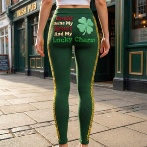 Lucky Charm Leggings – Personalized Gift For Her 01NAQN240126 - Shorts and Pants - GoDuckee