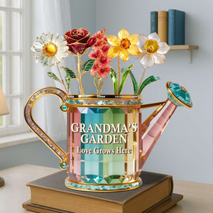 Grandma Birth Month Flowers Acrylic Plaque - Personalized Gifts For Grandma 04tgtn040625 - Shaped Plaques - GoDuckee