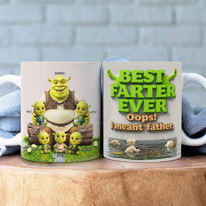 Best Farter Father Ever Coffee Mug - Personalized Gifts For Dad 03QHLU090525 - Coffee Mug - GoDuckee